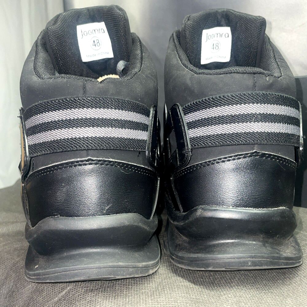 JOOMRA High Top Lace Up Sneakers Men's Black Size 48 EUR US 13-14 Casual Shoes - Picture 7 of 10